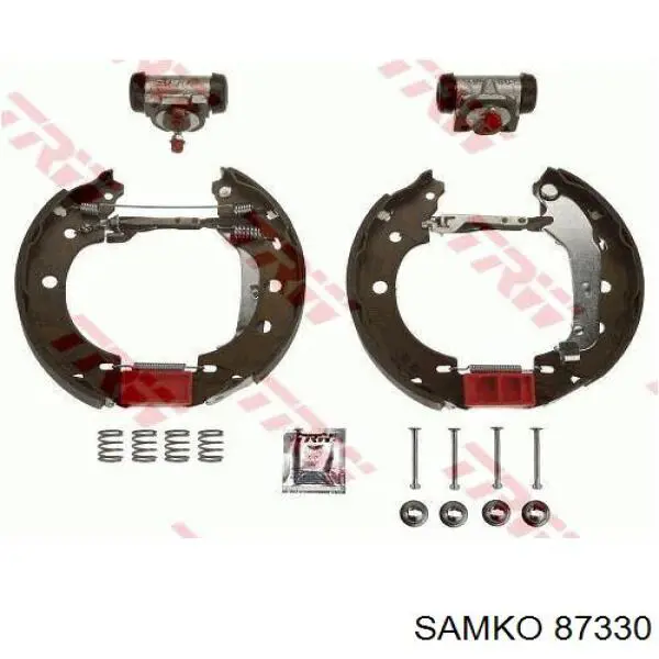 Compre 87330 Samko Sapatas do freio traseiras de tambor