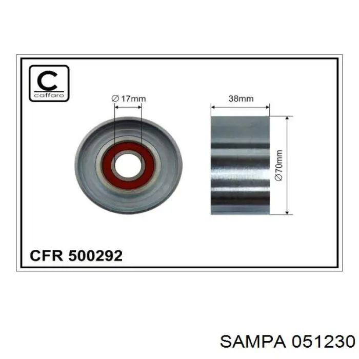 Compre 051230 Sampa Otomotiv‏ Reguladora de tensão da correia de transmissão