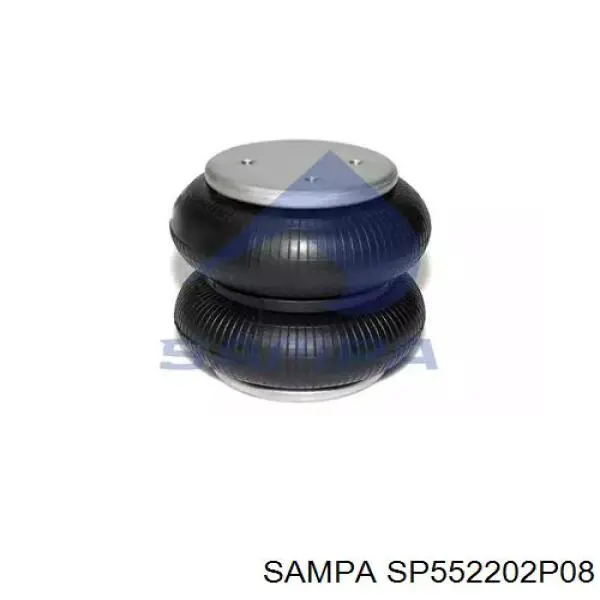 Coxim pneumático (suspensão de lâminas pneumática) do eixo Sampa Otomotiv‏ SP552202P08 preço, a partir de 61,54 USD