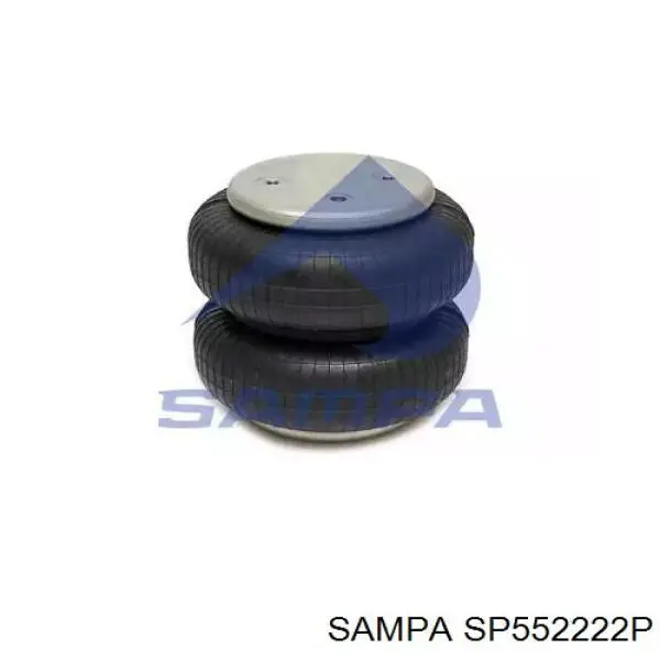 SP552222P Sampa Otomotiv‏ Coxim pneumático (suspensão de lâminas pneumática) do eixo