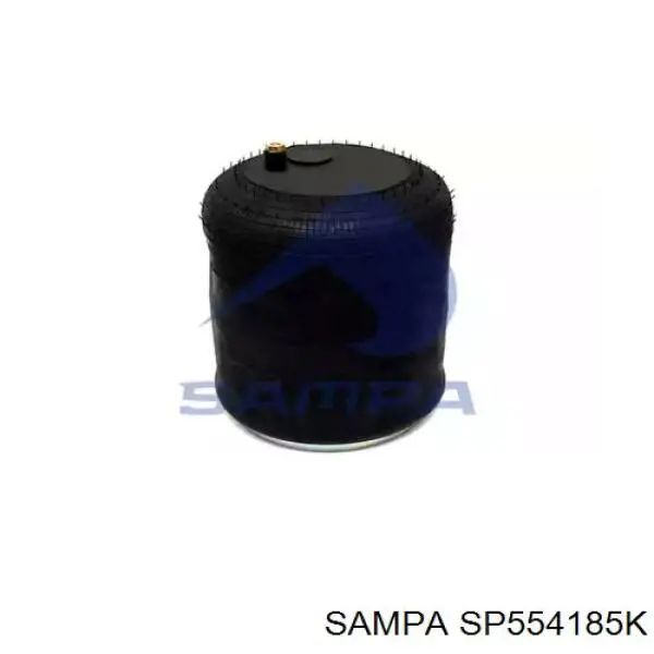 SP554185K Sampa Otomotiv‏ Coxim pneumático (suspensão de lâminas pneumática) do eixo traseiro