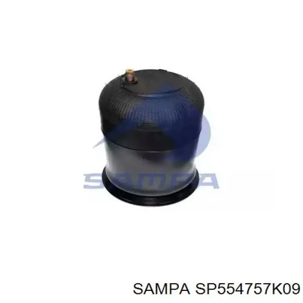 Compre SP554757K09 Sampa Otomotiv‏ Coxim pneumático (suspensão de lâminas pneumática) do eixo