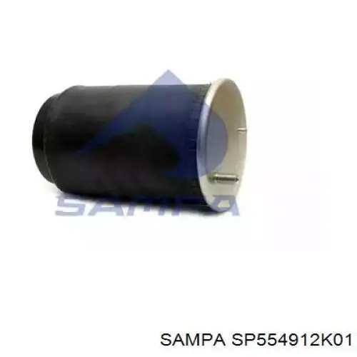 SP554912K01 Sampa Otomotiv‏ Coxim pneumático (suspensão de lâminas pneumática) do eixo traseiro