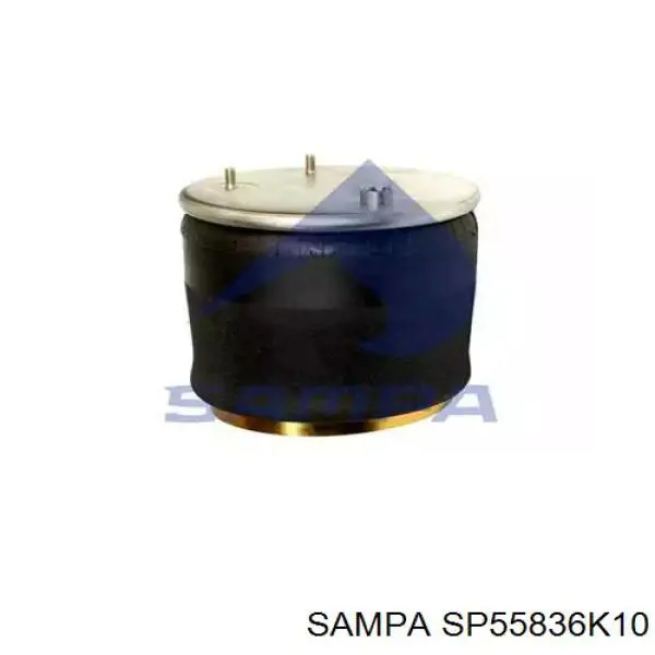 SP55836K10 Sampa Otomotiv‏ Coxim pneumático (suspensão de lâminas pneumática) do eixo traseiro