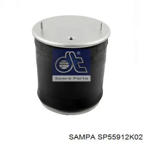SP55912K02 Sampa Otomotiv‏ Coxim pneumático (suspensão de lâminas pneumática) do eixo