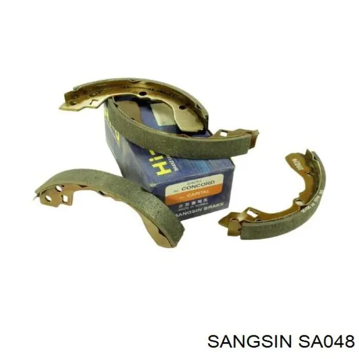 SA048 Sangsin Sapatas do freio traseiras de tambor