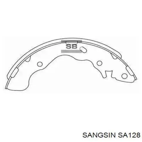 SA128 Sangsin Sapatas do freio traseiras de tambor
