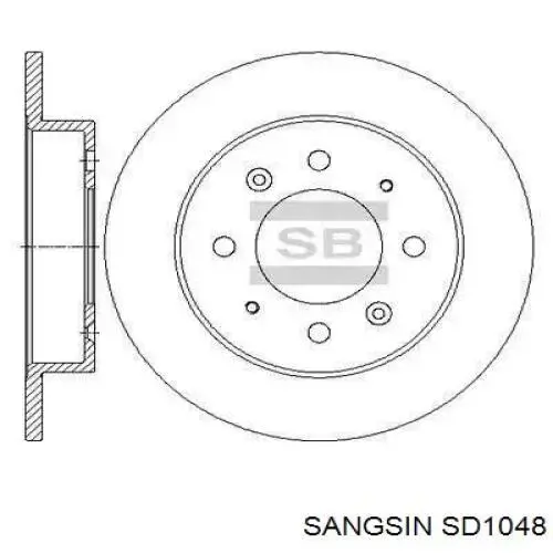 Disco do freio dianteiro Sangsin SD1048 preço, a partir de 58,53 USD