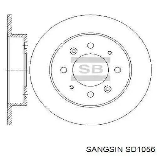 Disco do freio dianteiro Sangsin SD1056 preço, a partir de 57,99 USD
