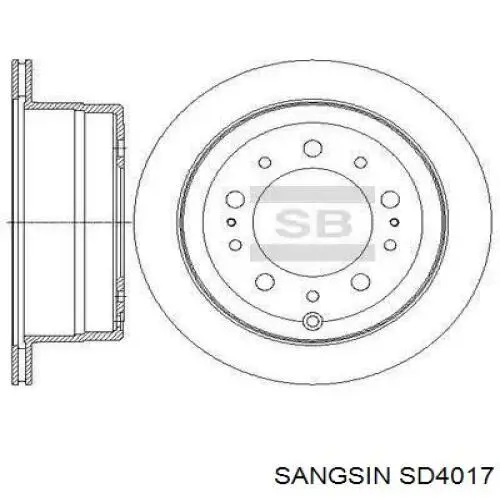 Compre SD4017 Sangsin Disco do freio dianteiro