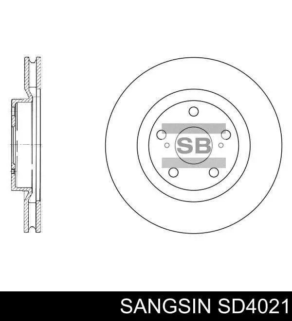 Disco do freio dianteiro Sangsin SD4021 preço, a partir de 45,13 USD