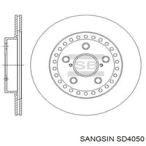 Disco do freio dianteiro Sangsin SD4050 preço, a partir de 44,81 USD