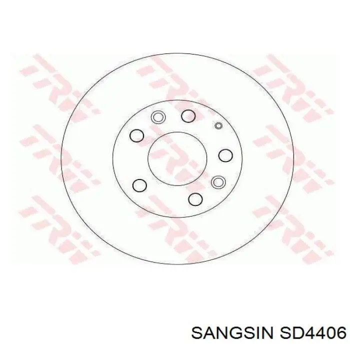 Compre SD4406 Sangsin Disco do freio dianteiro