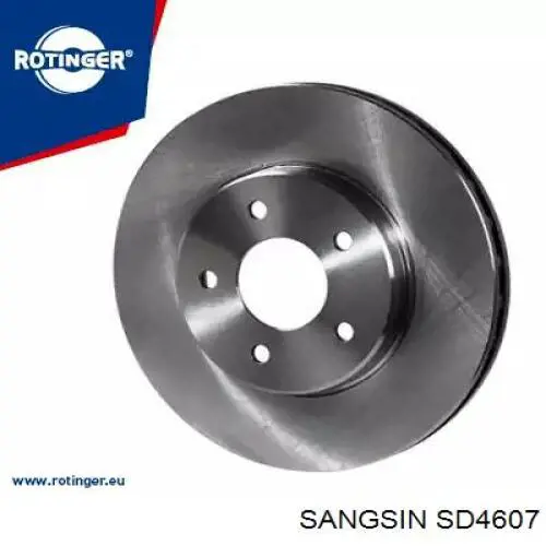 Disco do freio dianteiro Sangsin SD4607