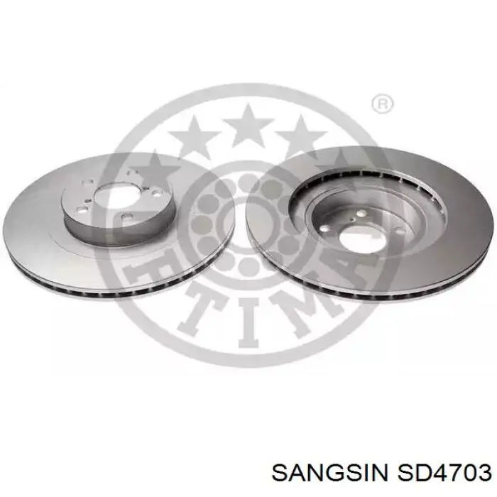 Disco do freio dianteiro Sangsin SD4703 preço, a partir de 47,30 USD