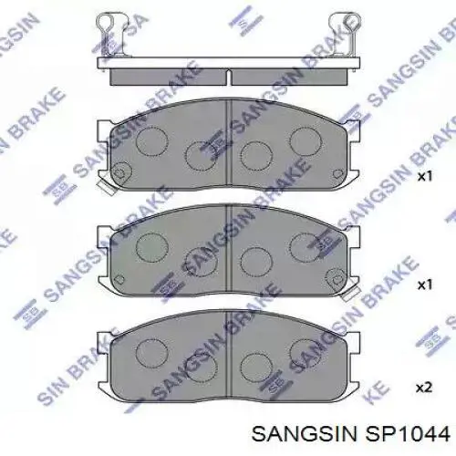 SP1044 Sangsin Filtro de óleo