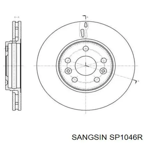 Sapatas do freio traseiras de disco Sangsin SP1046R preço, a partir de 21,85 USD