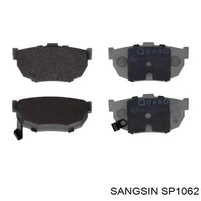 Sapatas do freio traseiras de disco Sangsin SP1062 preço, a partir de 20,77 USD