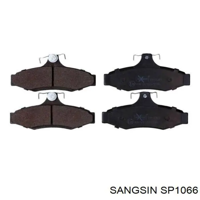 SP1066 Sangsin Sapatas do freio traseiras de disco