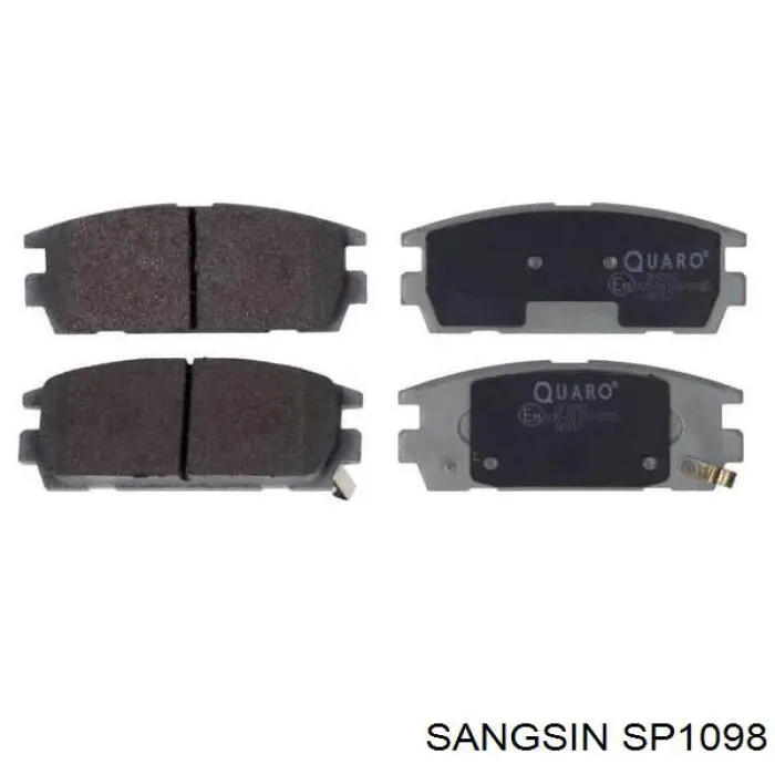 Sapatas do freio traseiras de disco Sangsin SP1098 preço, a partir de 32,54 USD