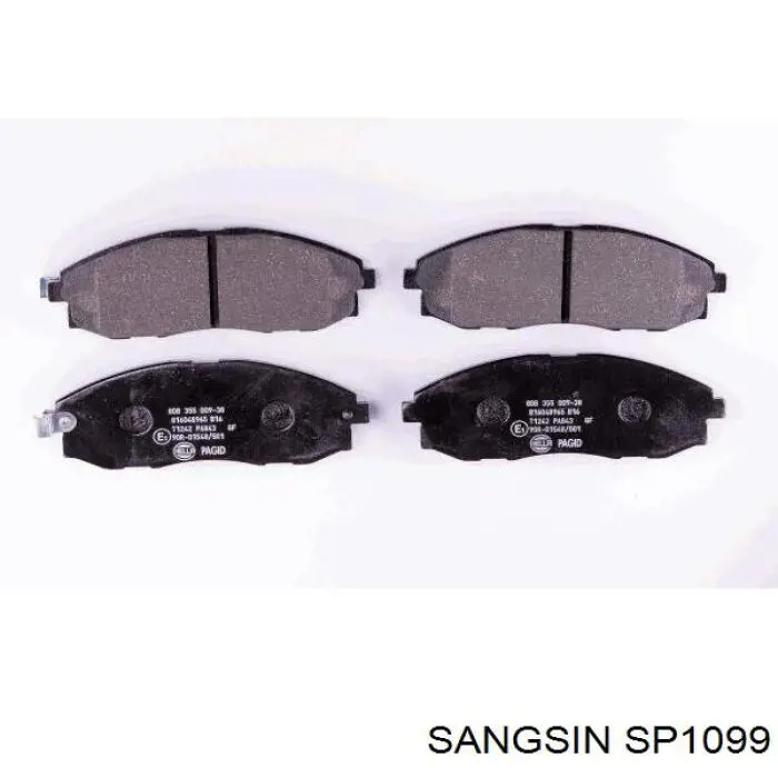 Sapatas do freio dianteiras de disco Sangsin SP1099 preço, a partir de 27,24 USD