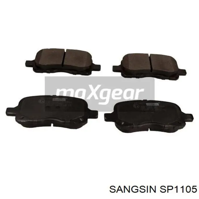 Sapatas do freio dianteiras de disco Sangsin SP1105 preço, a partir de 19,88 USD