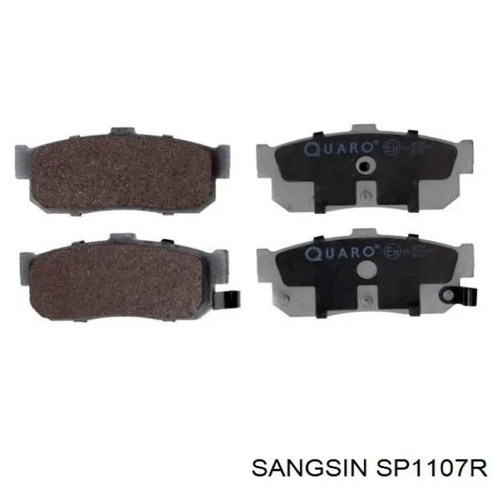 Compre SP1107R Sangsin Sapatas do freio traseiras de disco