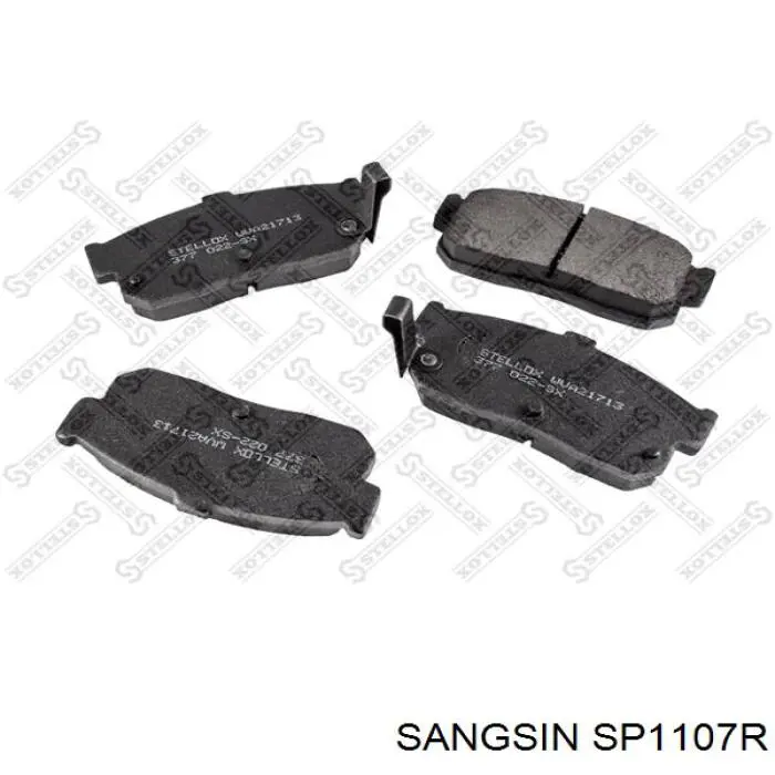 Sapatas do freio traseiras de disco Sangsin SP1107R preço, a partir de 24,51 USD