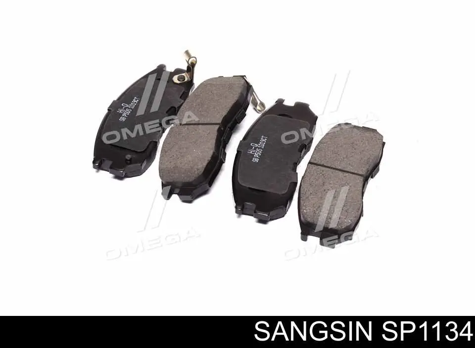 SP1134 Sangsin Sapatas do freio dianteiras de disco