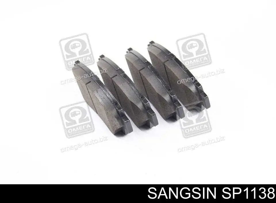 Compre SP1138 Sangsin Sapatas do freio dianteiras de disco
