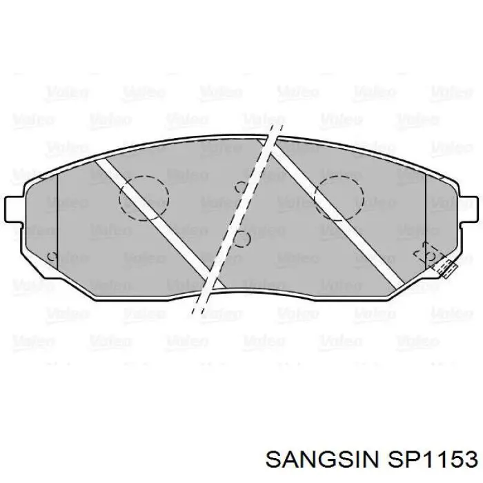 Sapatas do freio dianteiras de disco Sangsin SP1153 preço, a partir de 41,22 USD
