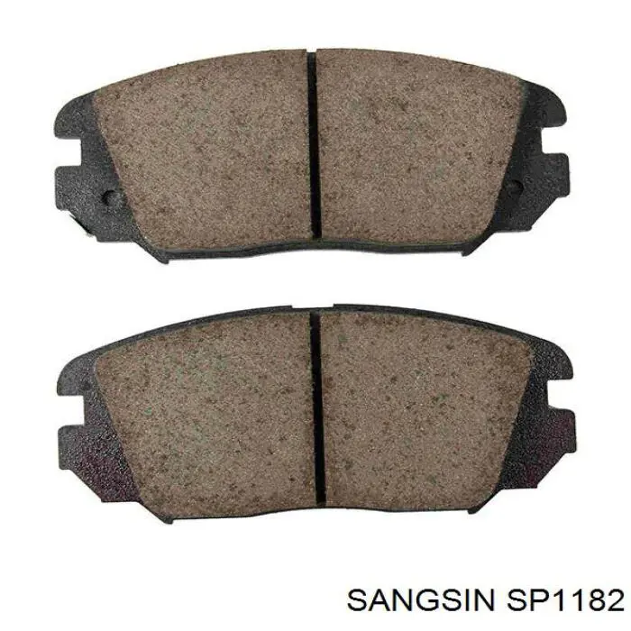 Sapatas do freio dianteiras de disco Sangsin SP1182 preço, a partir de 44,88 USD