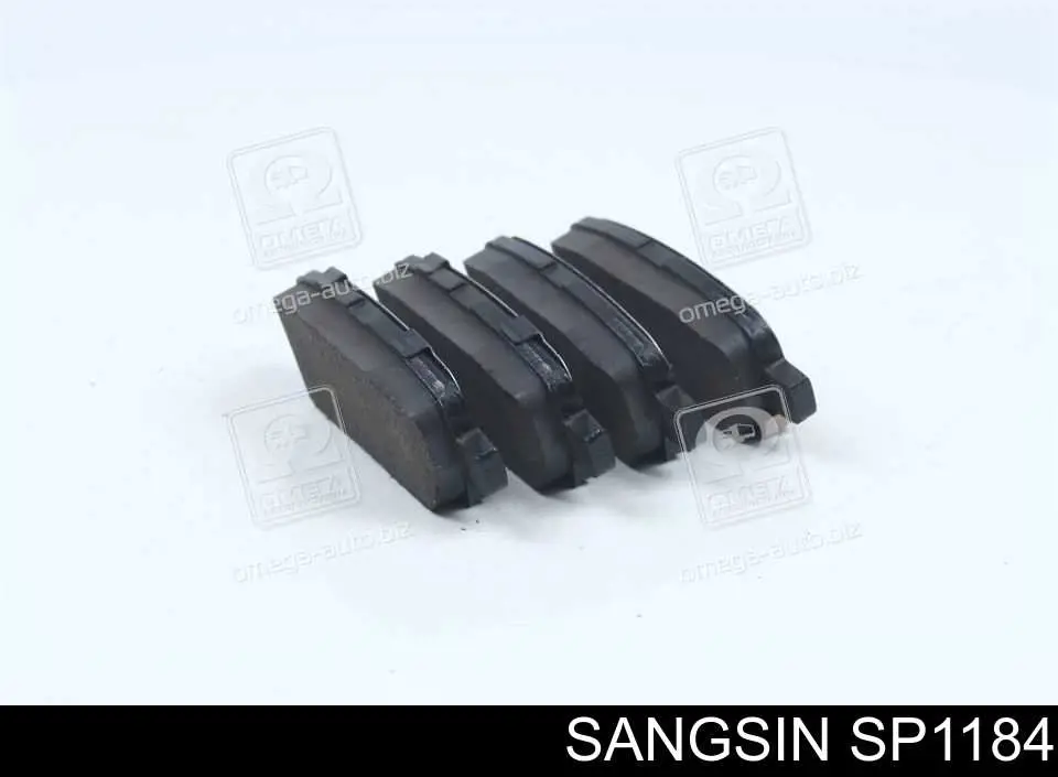 SP1184 Sangsin Sapatas do freio traseiras de disco