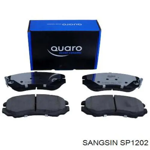 Sapatas do freio dianteiras de disco Sangsin SP1202 preço, a partir de 26,09 USD
