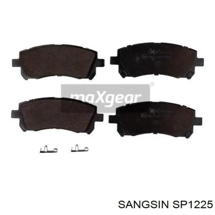Compre SP1225 Sangsin Sapatas do freio dianteiras de disco
