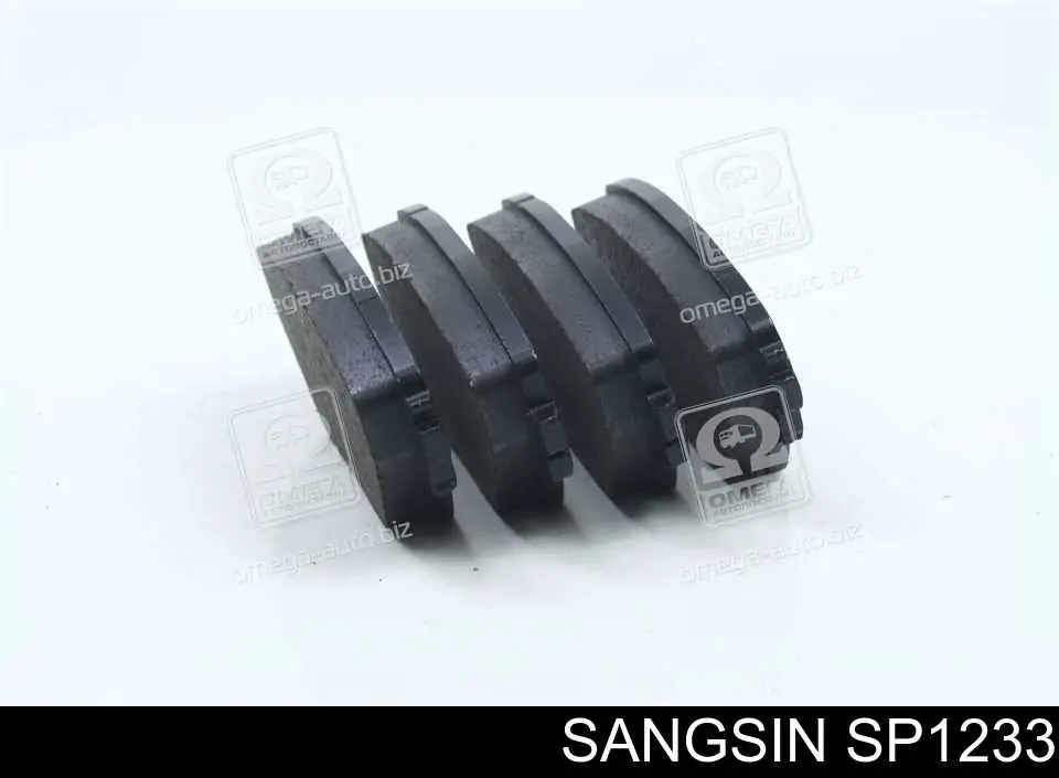 SP1233 Sangsin Sapatas do freio dianteiras de disco