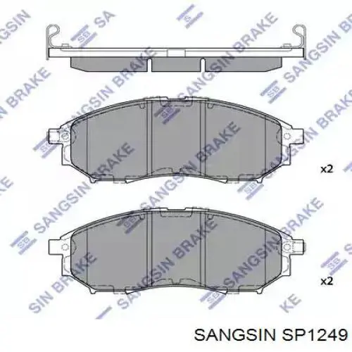 Sapatas do freio dianteiras de disco Sangsin SP1249 preço, a partir de 32,11 USD