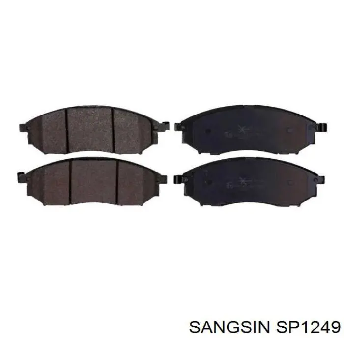 Compre SP1249 Sangsin Sapatas do freio dianteiras de disco