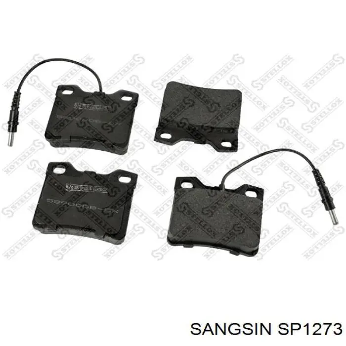 Compre SP1273 Sangsin Sapatas do freio dianteiras de disco