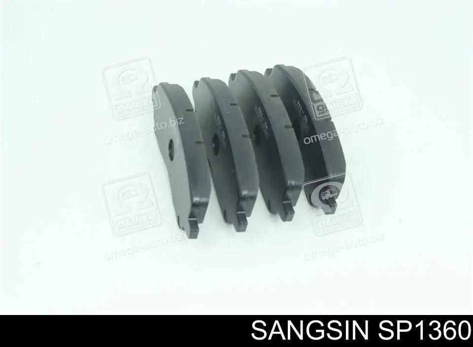 SP1360 Sangsin Sapatas do freio dianteiras de disco