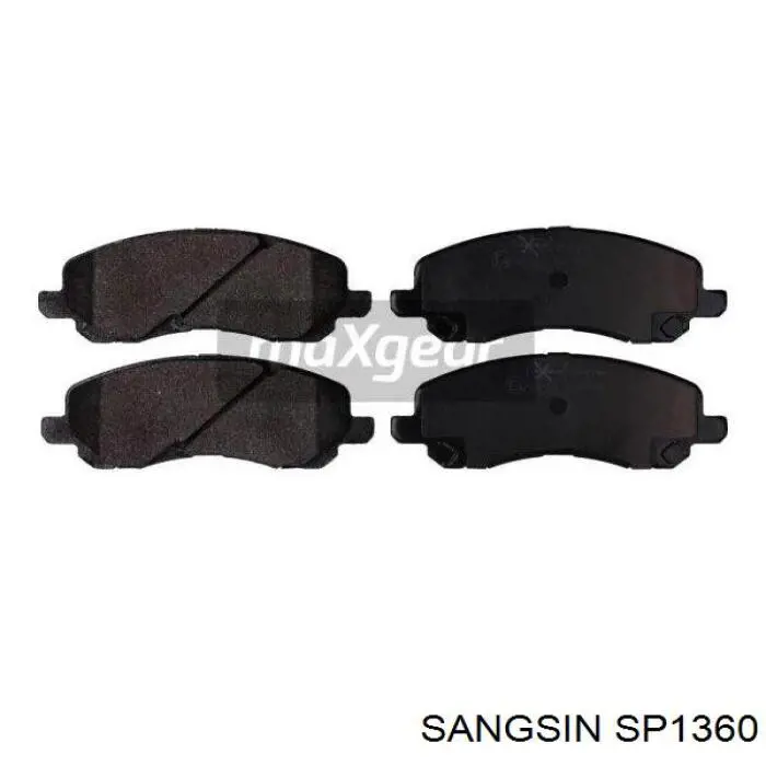 Compre SP1360 Sangsin Sapatas do freio dianteiras de disco