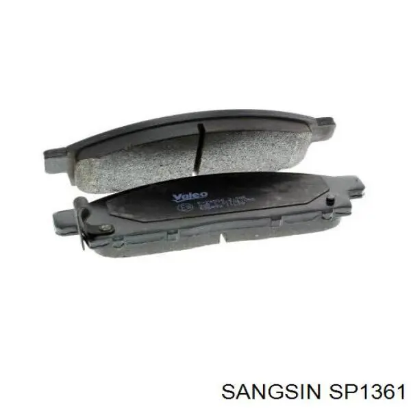 Compre SP1361 Sangsin Sapatas do freio dianteiras de disco