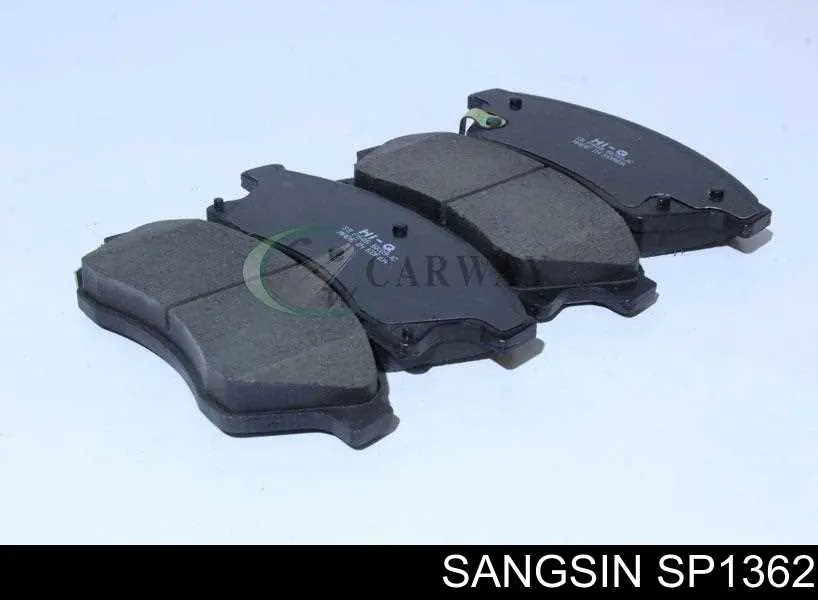 Sapatas do freio dianteiras de disco Sangsin SP1362 preço, a partir de 35,60 USD