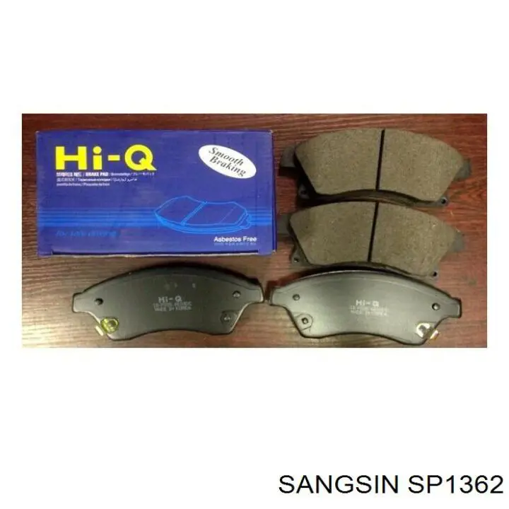 Compre SP1362 Sangsin Sapatas do freio dianteiras de disco