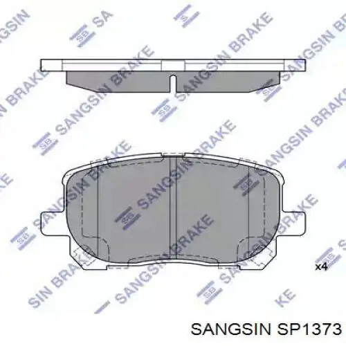Sapatas do freio dianteiras de disco Sangsin SP1373 preço, a partir de 26,32 USD