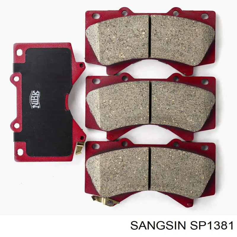 Sapatas do freio dianteiras de disco Sangsin SP1381 preço, a partir de 34,39 USD