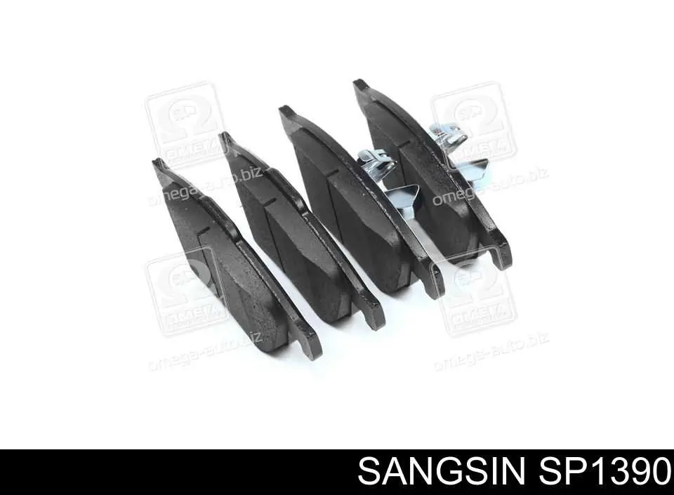 SP1390 Sangsin Sapatas do freio dianteiras de disco