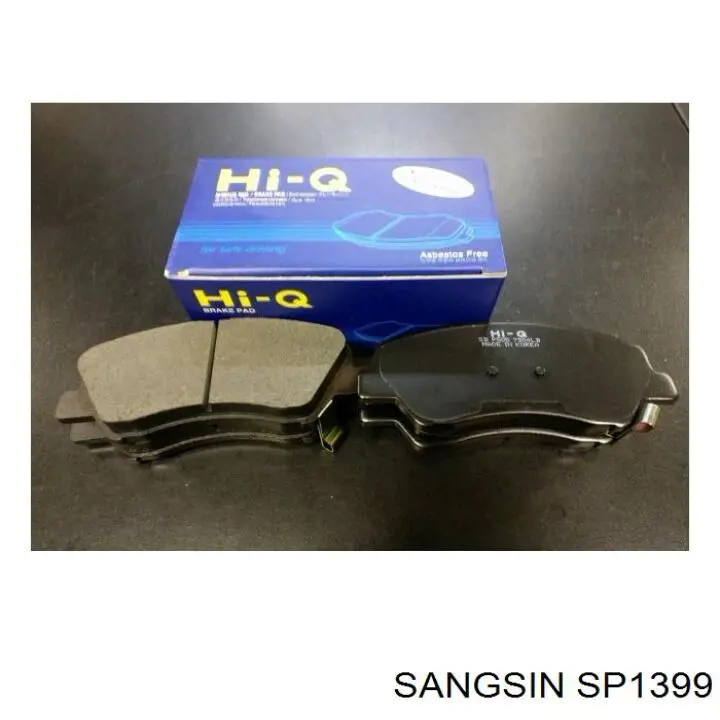 Sapatas do freio dianteiras de disco Sangsin SP1399 preço, a partir de 28,78 USD