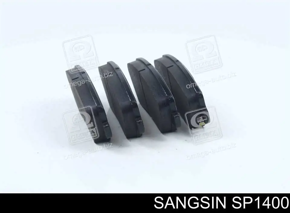SP1400 Sangsin Sapatas do freio dianteiras de disco