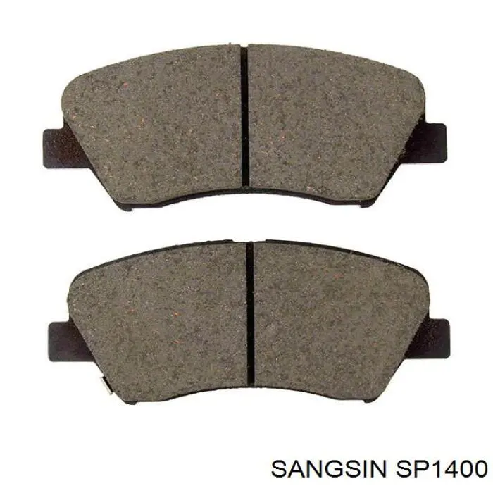 Compre SP1400 Sangsin Sapatas do freio dianteiras de disco